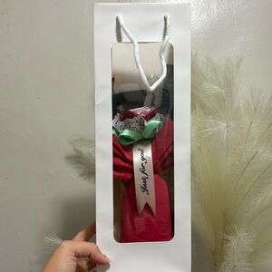 HandMade 3 colored Single Rose bouquet